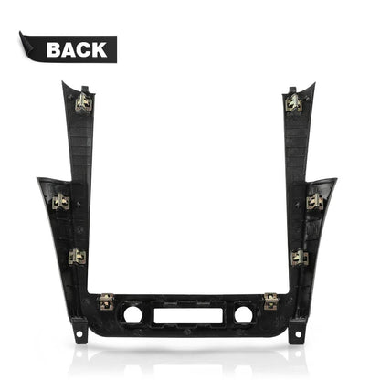 G-PLUS Radio Dash Bezel Trim Vent Compatible with Chevy Malibu 2008-2012 Sliver & Black Car Radio Dashboard Cover