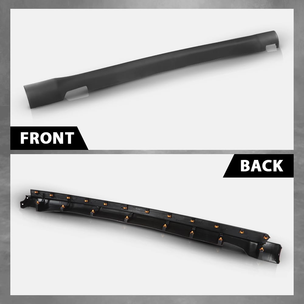 G-PLUS Skirt Rocker Molding Panel Left Driver Side Compatible with Jeep Cherokee 2014-2022 1YW37RXFAH