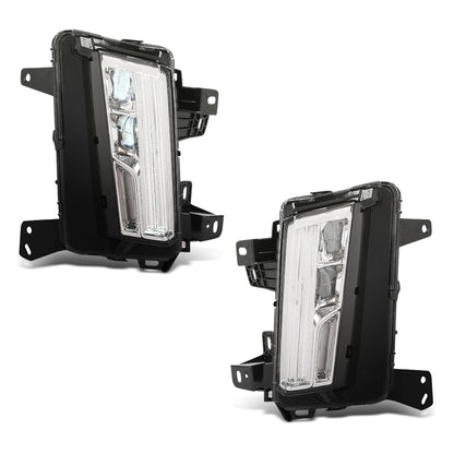 G-PLUS Turn Signal Light Left & Right Side Pair Compatible with Cadillac XT5 2017-2020 84496124, 84205785, GM2531137, GM2530137 White