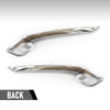G-PLUS Pair Bumper Face Bar Trims Molding Step Pads Compatible with Benz E550 Base 2014-2017 2078850874, MB1047131 Silver