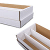 G-PLUS Card Storage Box Cardboard Baseball Monster Trading Card 3000 Count Versatile Corrugated Cardboard Box 2 Pack