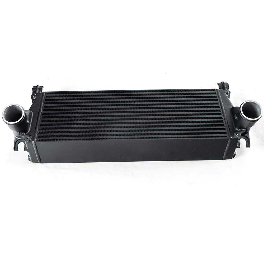 G-PLUS Charge Air Cooler/Intercooler Compatible With 2013-2018 Ram 2500 3500 6.7L Aluminum Tank Tube & Fin Core Black