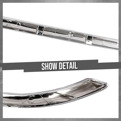 G-PLUS Rear Lower Bumper Face Bar Trim Molding Step Pad Fit Benz E300 E550 4Matic Sedan 2014-2016 Fit Benz E350 4Matic Sedan/Wagon 2014-2016 2128854321, MB1144126 Silver