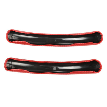 G-PLUS Universal 15" Steering Wheel Cover Compatible with Most Car, trucks, SUV, sedans Car Anti-skid Steering Wheel Cover Steering Wheel Grip Protector 2 PCS (Red)