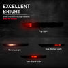 G-PLUS Rear Bumper Tail Lamps Brake Lights Set, Compatible with Audi Q5 2009-2016, LH & RH 2PCS, 8R0945095, 8R0945095B