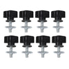 G-PLUS Universal Easy On Off Hard Top Fasteners Nuts Bolts Fits Jeep Wrangler YJ/TJ/JK Models 1987-2017