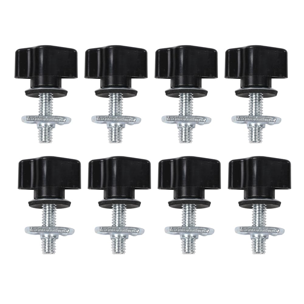 G-PLUS Universal Easy On Off Hard Top Fasteners Nuts Bolts Fits Jeep Wrangler YJ/TJ/JK Models 1987-2017