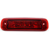 G-PLUS LED Third 3rd Brake Light Compatible with Cherokee 1997-2001 Rear Roof Center High Mount Stop Light Red Lens Chrome Housing Replace For 55155614AE