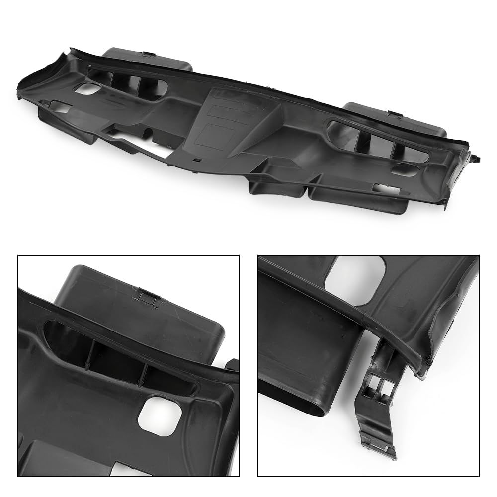 G-PLUS Radiator Fan Shroud Top Upper Cover Shield Compatible with Benz E350 4Matic 2012-2013/Fit Benz E350 Base 2012-2013/Fit Benz E400 Hybrid 2013 2125000155 2125000255 2125000355