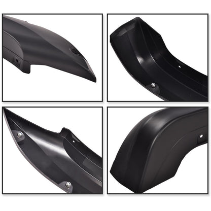 G-PLUS Fender Flares Compatible with Nissan Titan 2004-2015 w/o Bedside Lockbox, Front & Rear Wheel Cover Protector Vent Trim Smooth Pocket Riveted