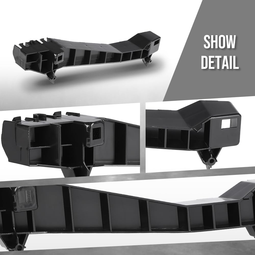 G-PLUS Headlight Bracket Set Left & Right Compatible with Toyota 4Runner (submodel: SR5 Premium, TRD Off-Road Premium) 2018 2019 2020 2021 2022 2023 5213335080, TO2509105 Black