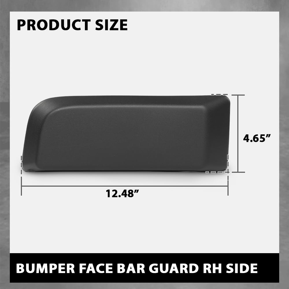 G-PLUS Front Right Bumper Face Bar Guard, Compatible with Ford F150 SVT Raptor 2010-2014, Passenger Side, AL3Z17E810A, FO1055180