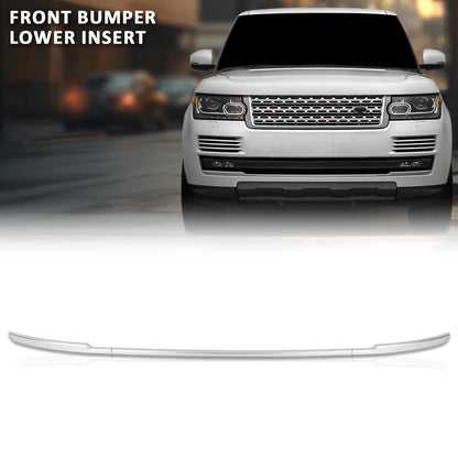 G-PLUS Front Bumper Lower Insert Trim Molding Silver Compatible with Land Rover Range Rover 2013-2017 LR038735