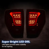 G-PLUS LED Tail Lights Fit Ford F150 2009-2014 Rear Brake Parking Tail Lamps w/Wiring Harness Driver & Passenger Clear lens Black Housing Red light Bar Luces Traseras Faros TraserosAssembly