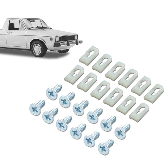 G-PLUS GM Body Side Belt Fender Compatible with Most Models Door Quarter Vinyl Top Molding Trim Clips & Studs A Set of 12 Clips