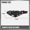 G-PLUS Bumper Cover Retainer Driver & Passenger Side Left & Right Bracket Compatible with LX 2016 2017 2018 2019 2020 2021 2022 525350E070, 525360E060, LX1033117, LX1032117 Black