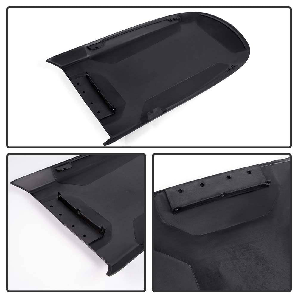 G-PLUS Front Air Vent Hood Scoops Compatible with Ford Mustang GT V8 2005 2006 2007 2008 2009 Racing Style, Black