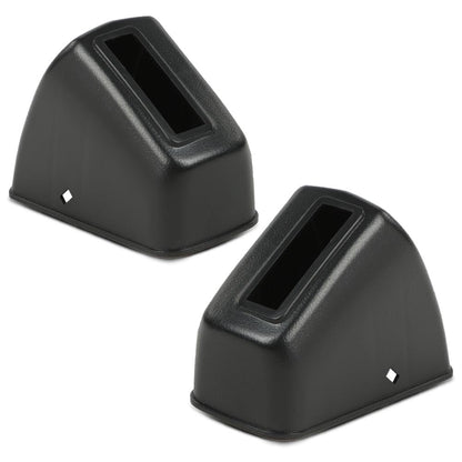 G-PLUS Bench/Bucket Belt Retractor Covers Compatible with A-body Chevelle GTO 442 GS 1967-1972/Fits Monte Carlo 1969-1972 and Grand Prix 1970-1972 Front