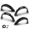 G-PLUS Front Fender Flares Pocket Bolt Compatible with Ford F150 F250 Bronco 1992-1996; Fit Ford F350 1992-1997 2 PCS Black