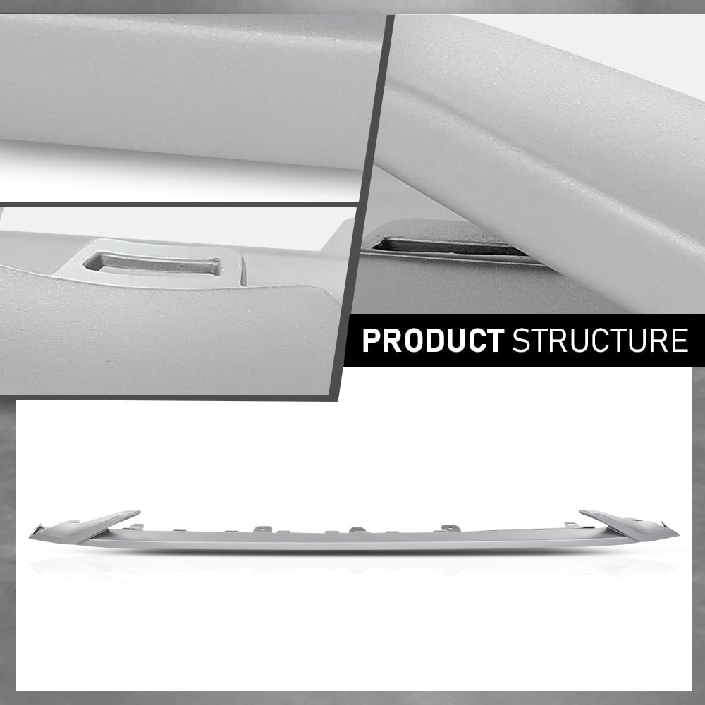 G-PLUS Front Lower Air Dam Deflector Valance Apron, Compatible with Audi Q5 SQ5 2021-2024, 80A807531DIX3, AU1095113