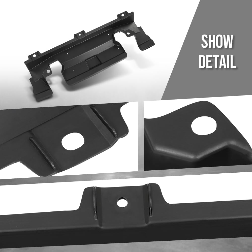 G-PLUS Valance Front Lower Compatible with Toyota 4Runner 2014-2023 with Chrome Trim 5212935040, TO1091101 Black