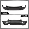 G-PLUS Rear Bumper Cover Compatible with Jeep Renegade 2015-2023, Fit Models w/Park Assist Sensor Holes Only, CH1100A16, 187-01718E, Primed Black