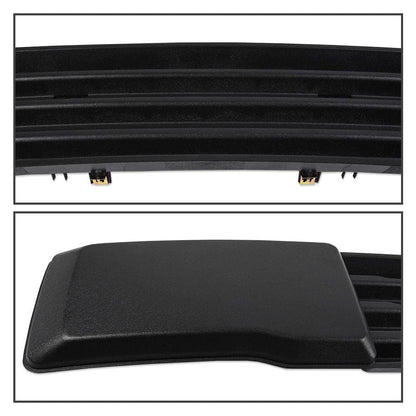 G-PLUS Front Bumper Grille Trim Panel and License Plate Bracket Mount Fascia Cover Set Compatible with Ford F150 2015 2016 2017,NOT FIT Ecoboost Powered F150 FL3Z-17E810-AA & FL3Z-17A385-A
