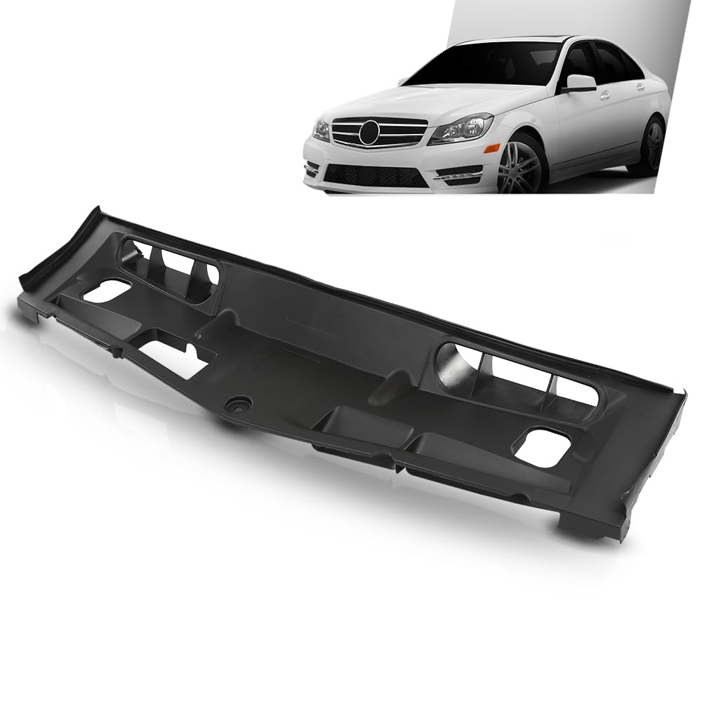 G-PLUS Upper Radiator Fan Shroud Cover Splash Shield Compatible with Benz C230 4Matic/Base 2009,Fit Benz C250 2012-2015,Fit Benz C280 2009,Fit Benz C300 2009-2013 2045000155
