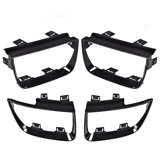 G-PLUS Tail Light Bezel Covers Kit Compatible with 2010-2013 Chevy Camaro LT LS SS,Glossy Black Set of 4