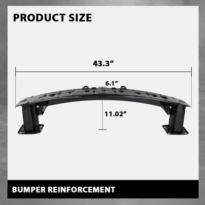 G-PLUS Front Bumper Reinforcement Steel Compatible with Mazda 6 (submodel: Grand Touring, GS, GT, GX, Sport, Touring) 2014-2017 GHP950070A, MA1006151