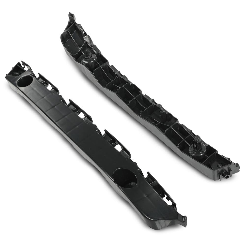 G-PLUS Front Bumper Cover Support Brackets Compatible with Toyota Sienna 2011-2020 5211508020, 5211608010, TO1043116, TO1042116 Left+Right Side Black Primed