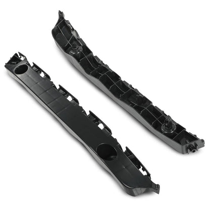 G-PLUS Front Bumper Cover Support Brackets Compatible with Toyota Sienna 2011-2020 5211508020, 5211608010, TO1043116, TO1042116 Left+Right Side Black Primed