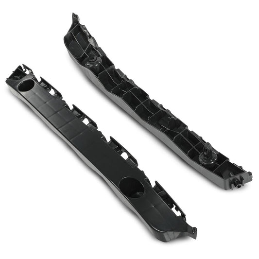 G-PLUS Front Bumper Cover Support Brackets Compatible with Toyota Sienna 2011-2020 5211508020, 5211608010, TO1043116, TO1042116 Left+Right Side Black Primed