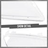G-PLUS Headlight Lens Cover Compatible with Benz ML Class W164 ML320 ML350 ML500 ML550 ML63 AMG 2006-2008 Left & Right Pair Front Headlamp Lens Cover Clear