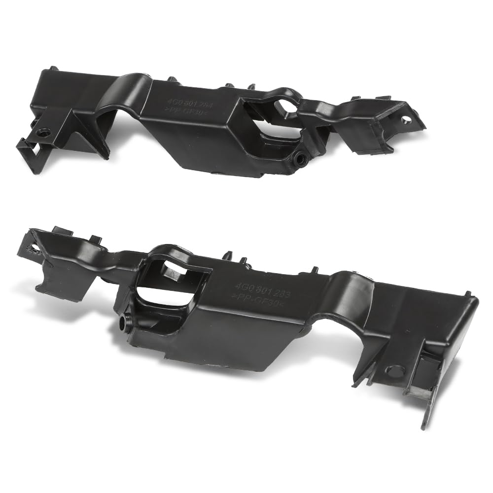 G-PLUS Pair Front Bumper Brackets, Compatible with Audi S6/ A6/ A6 Quattro 2012-2018, Left Driver & Right Passenger Side 2PCS, 4G0807283, 4G0807284