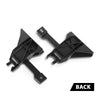 G-PLUS 2PCS Radiator Support Bracket Bar Compatible with Benz CLA250 CLA45 AMG 2014-2018, Fit Benz GLA250 GLA45 AMG 2.0L 2015-2017 2466210134, 2466210234 Black PP