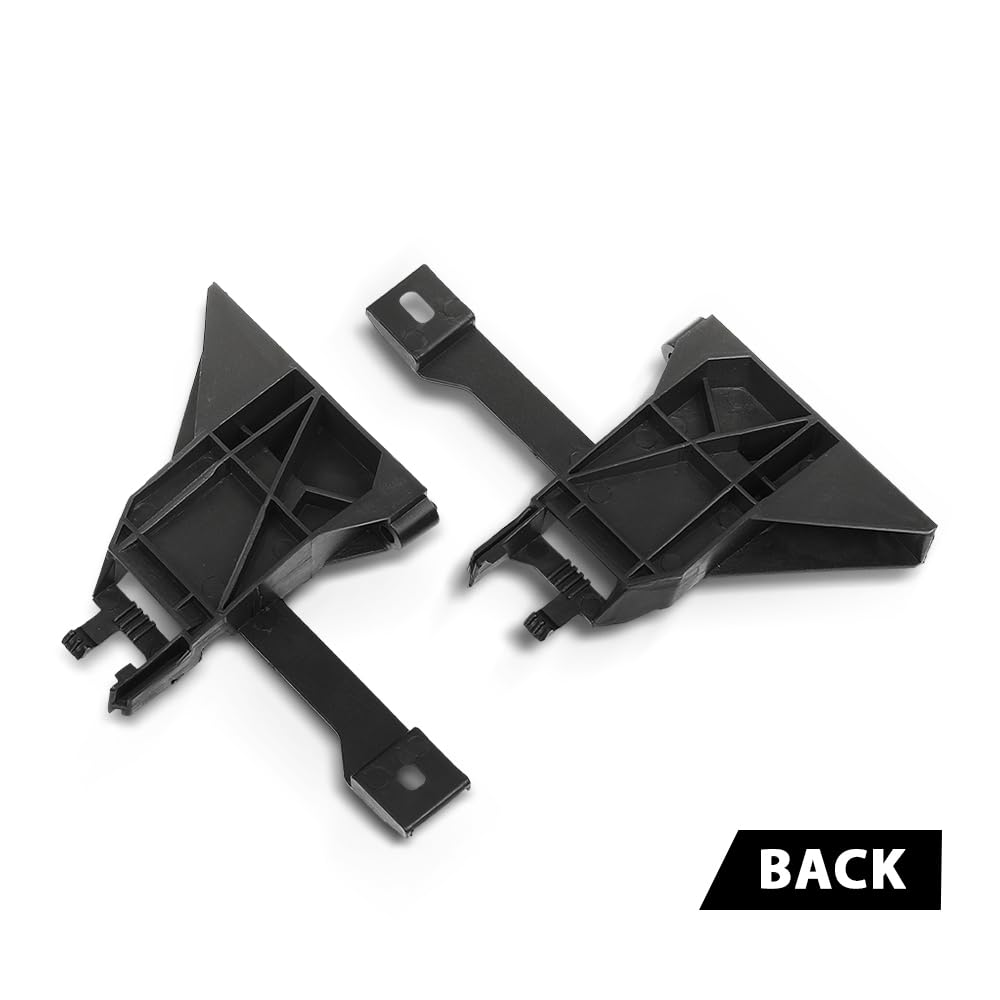 G-PLUS 2PCS Radiator Support Bracket Bar Compatible with Benz CLA250 CLA45 AMG 2014-2018, Fit Benz GLA250 GLA45 AMG 2.0L 2015-2017 2466210134, 2466210234 Black PP