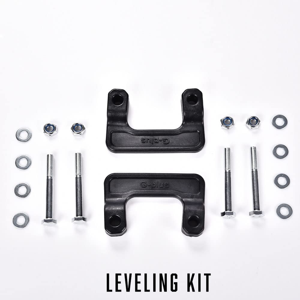 G-PLUS Dual Steering Stabilizer 2"Leveling Kit Compatible With 2007-2018 Chevy/GMC 1500 | 07-20 Yukon (Black color)