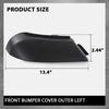 G-PLUS Front Bumper Cover Outer Left Molding Bottom Trim Compatible with Benz GL-Class W164 GL450 2010-2012 A1648858725 1648858725