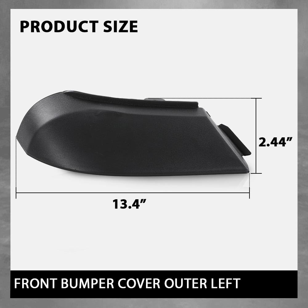 G-PLUS Front Bumper Cover Outer Left Molding Bottom Trim Compatible with Benz GL-Class W164 GL450 2010-2012 A1648858725 1648858725