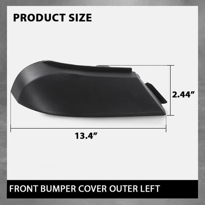 G-PLUS Front Bumper Cover Outer Left Molding Bottom Trim Compatible with Benz GL-Class W164 GL450 2010-2012 A1648858725 1648858725