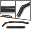 G-PLUS in-Channel Side Window Vent Visor Deflectors Rain Guards Compatible with GMC Terrain 2018-2024 Impact-Resistant PC 4 PCS Smoky