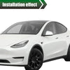 G-PLUS Front Left Driver Side Fender Flares Compatible With Tesla Model X 2016-2021 FDF-SIV14SBA-PK-MP Wheel Opening Molding Arch Trim Black