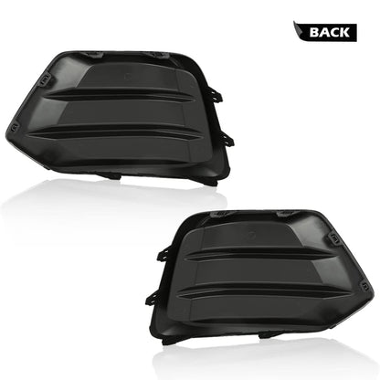 G-PLUS Fog Light Cover Driver and Passenger Side Compatible with Chevy Trax 2017-2022 Front Bumper Fog Lamp Cover 42537708 GM1039226 42537707 GM1038226