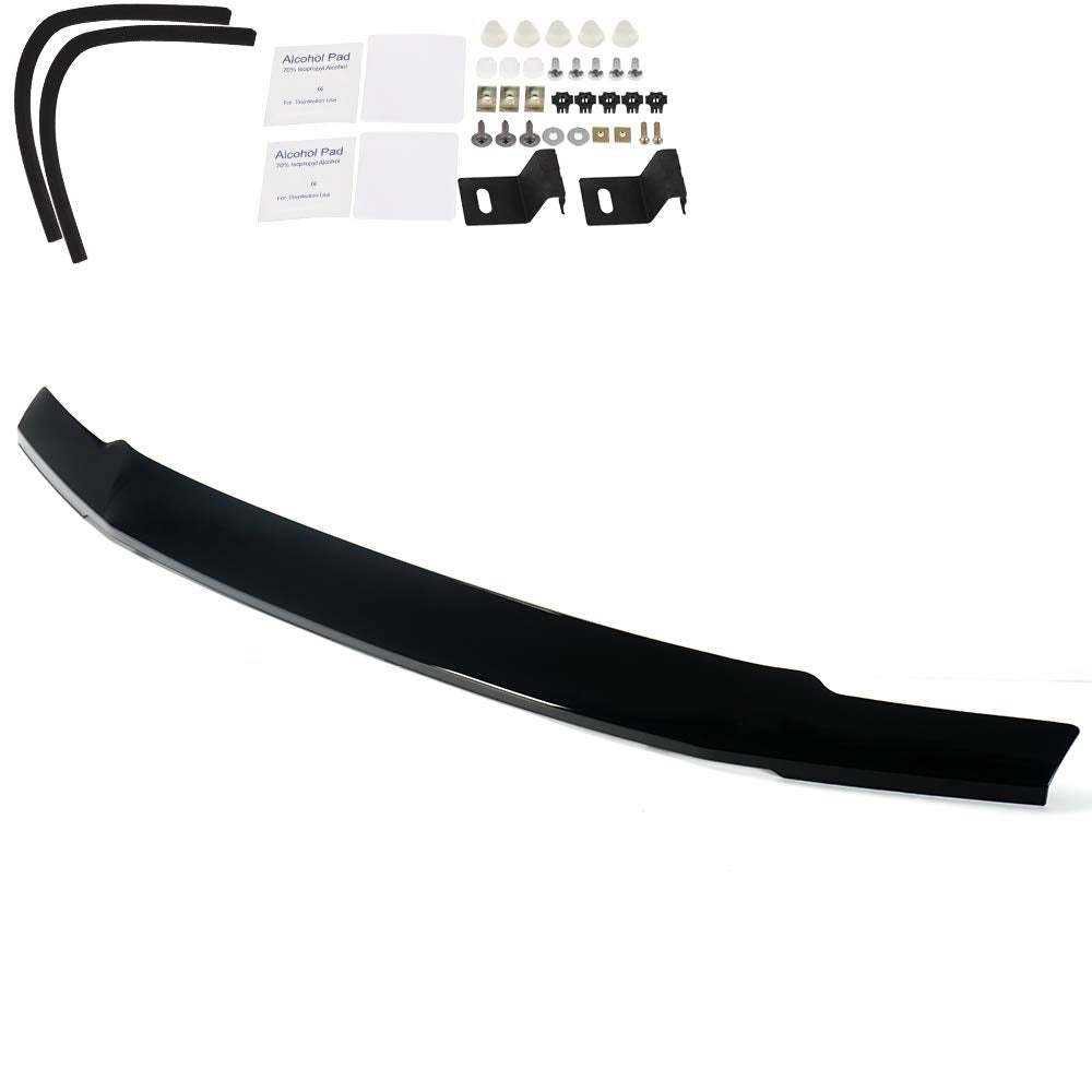 G-PLUS Hood Deflector Compatible With 2017-2019 Ford F250 F350 F450 F550 Super Duty,Bug Shield Guard Bonnet Protector,Black
