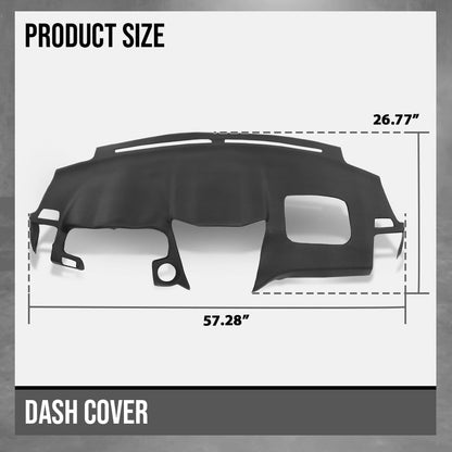 G-PLUS TPE Dash Cover Dashboard Dash Board Panel Compatible with LX RX330 2004-2006, Compatible with LX RX350 2007-2009,Compatible with LX RX400h 2006-2008 Black
