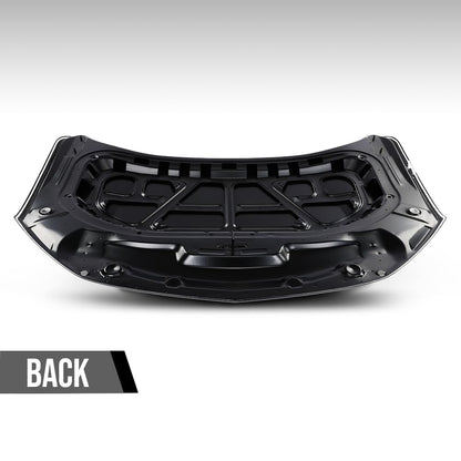 G-PLUS Front Hood Panel Iron Compatible with Chevy Blazer 2019-2024 Black