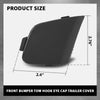 G-PLUS Front Bumper Tow Hook Eye Cap Trailer Cover, Compatible with Ford Focus MK3 2012-2014, BM5117A989
