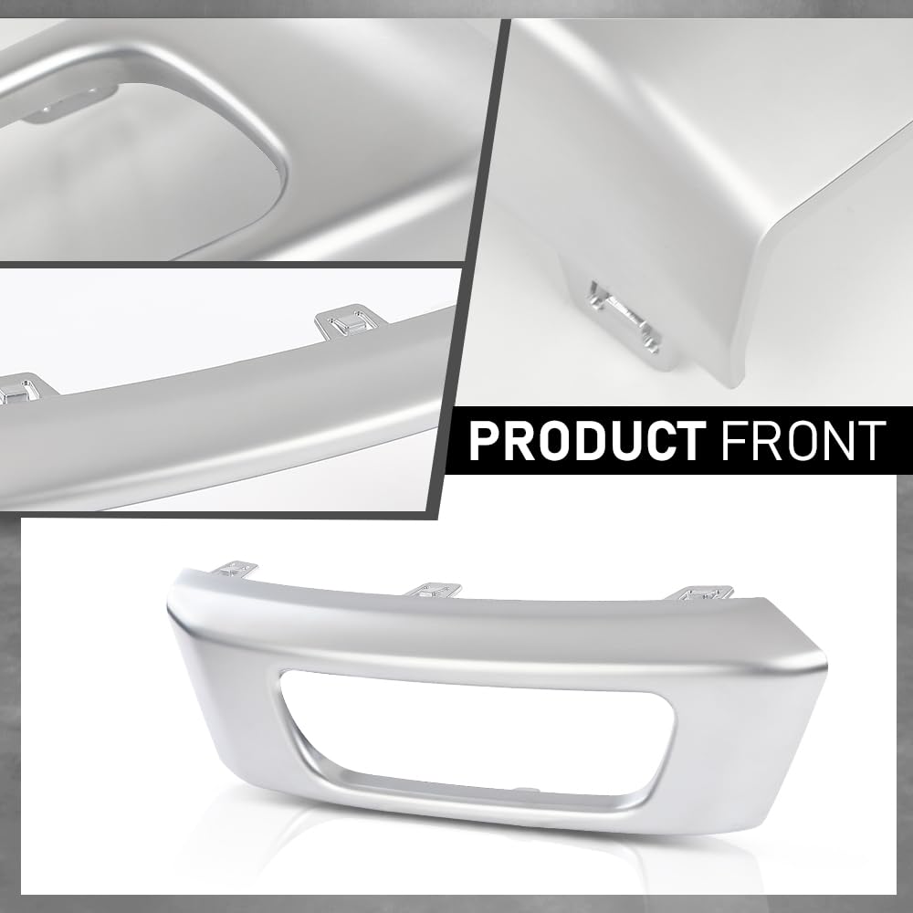 G-PLUS Front Right&Left Bumper Fog Light Trim Pair Compatible with Land Rover Range Rover Sport 2014-2017