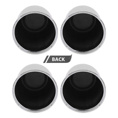 G-PLUS 4pcs Push Through Chrome Wheel Center Caps Fit 3.18" Rims Center Bore Dimensions Only Center Bore Trailer Rim Scratched(Not Fit on OEM Rims)
